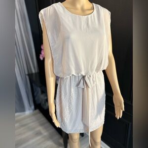Bebe Cream beaded dress